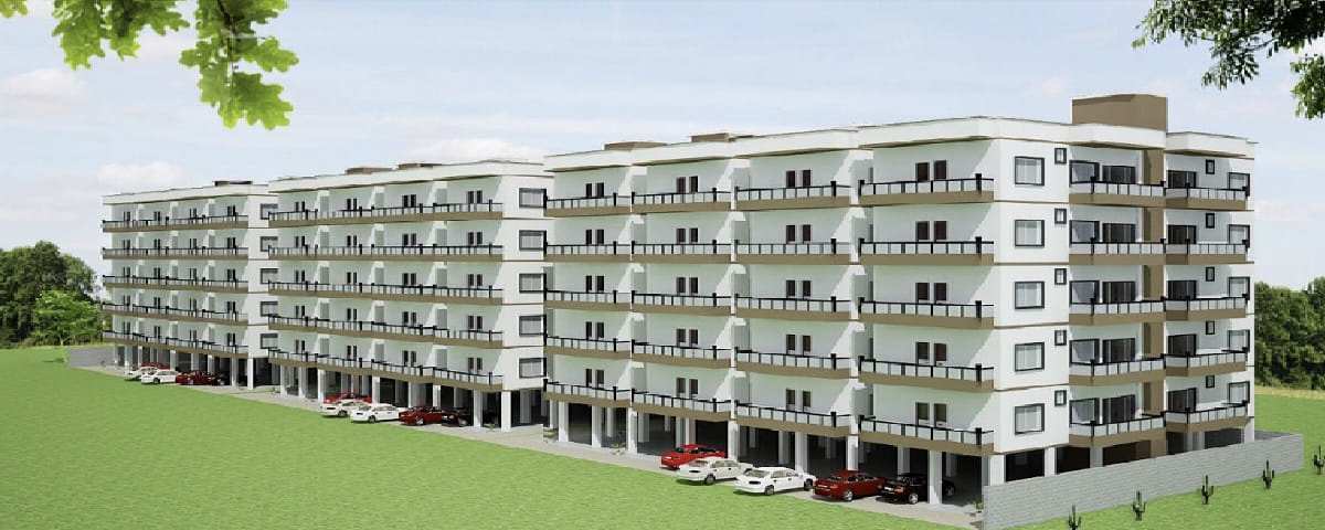 2BHK Flat A Floor Plan